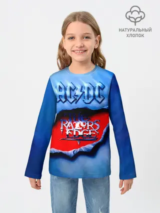 Детский лонгслив / AC/DC - The Razor’s Edge