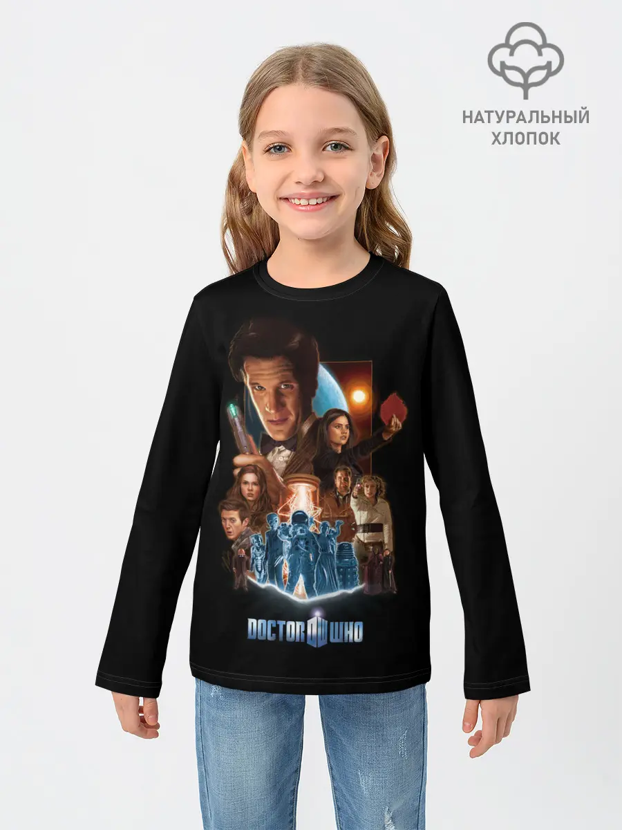 Детский лонгслив / Doctor who team
