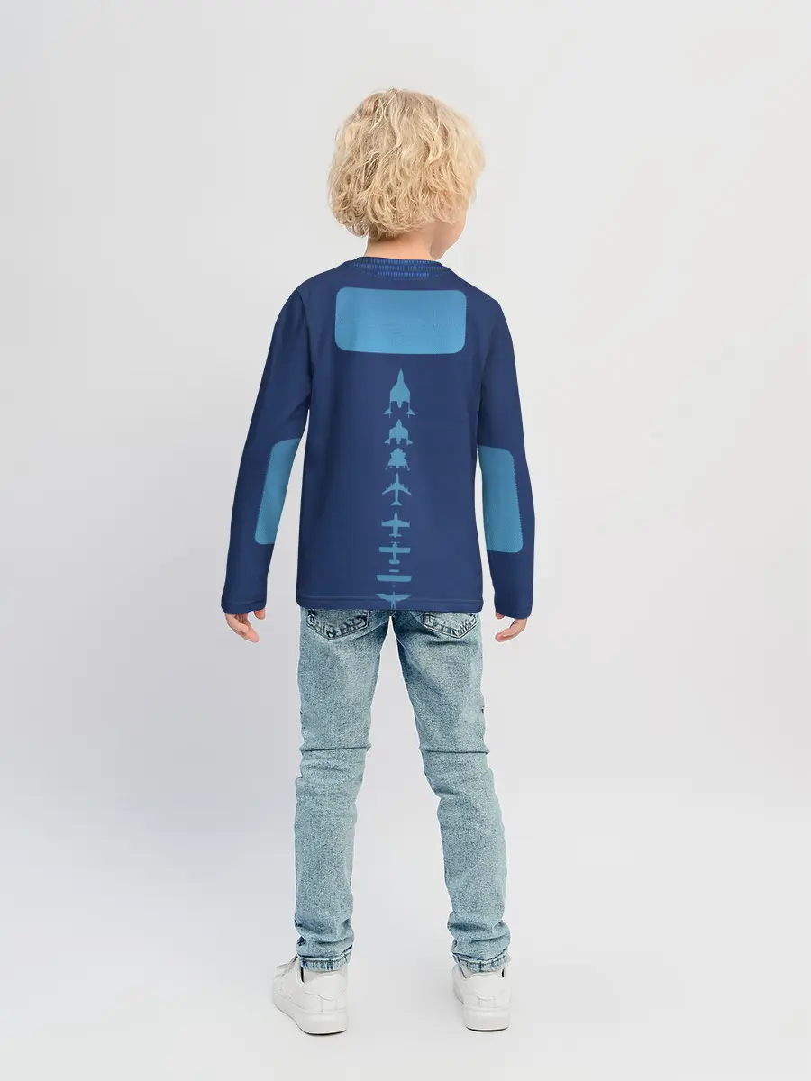 Детский лонгслив / Virgin Galactic, Форма