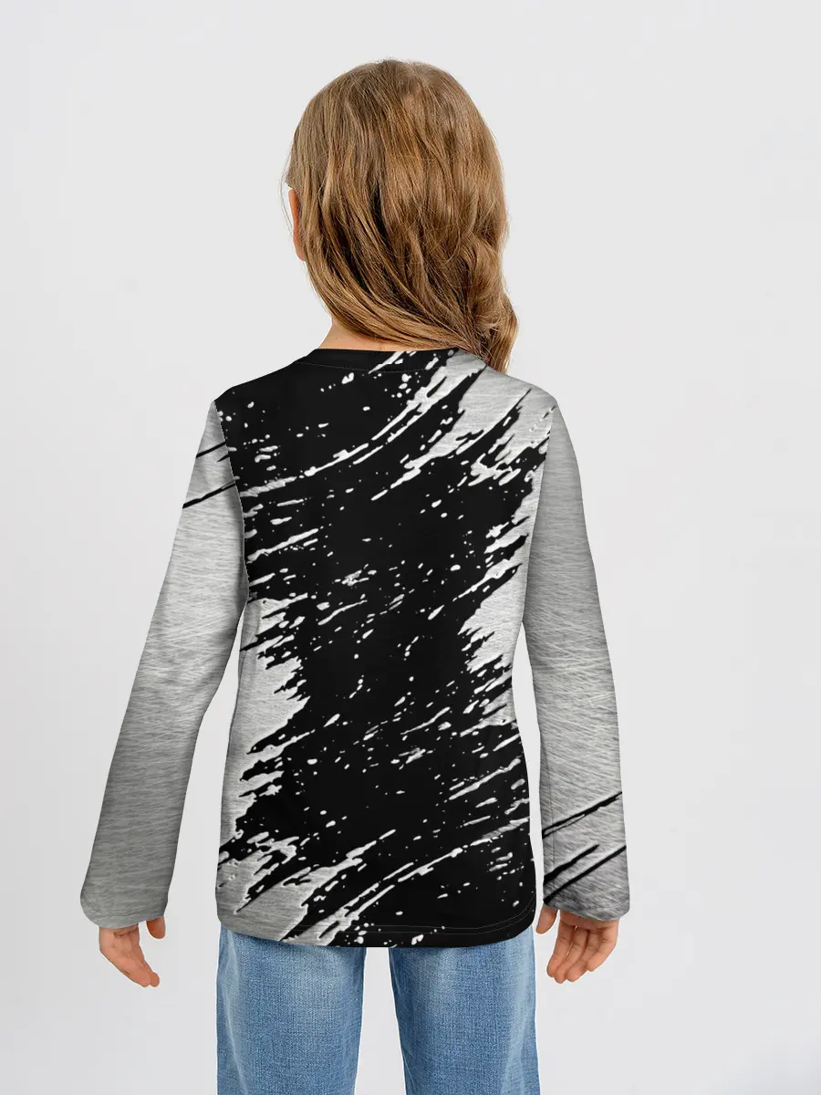 Детский лонгслив / THE WITCHER LOGO STEEL