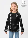 Детский лонгслив / Renault Duster | черный уголь