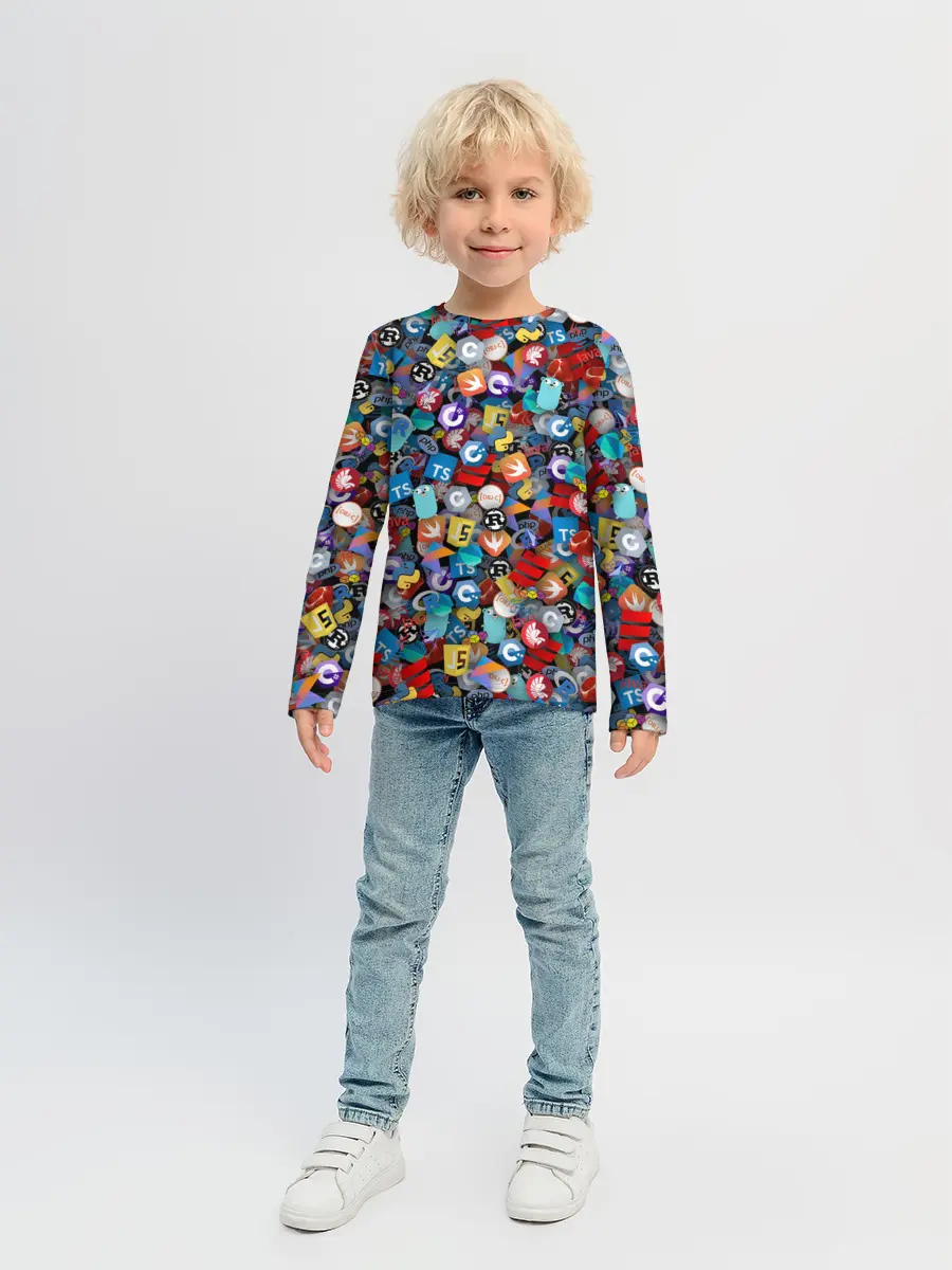 Детский лонгслив / Языки программирования