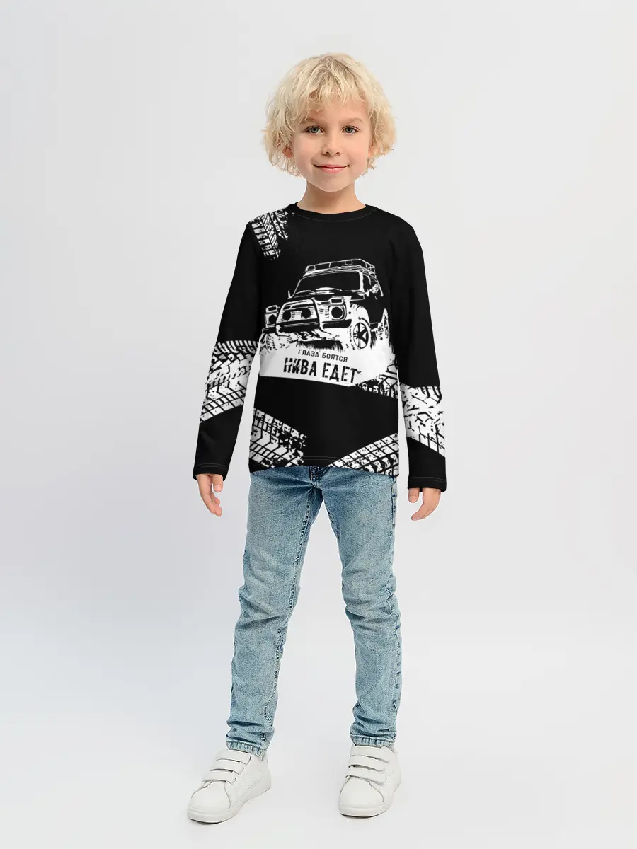 Детский лонгслив / НИВА 4x4