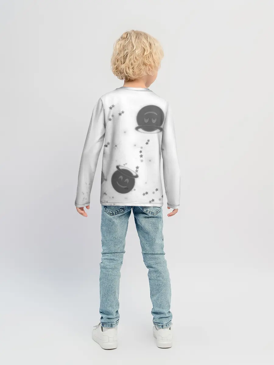 Детский лонгслив / Смайл