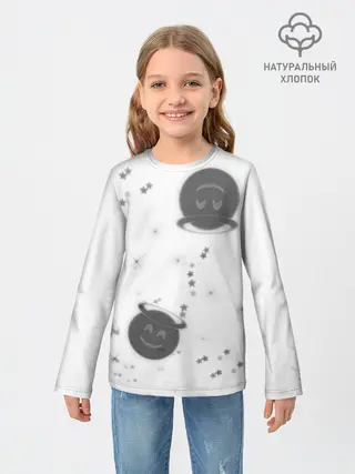 Детский лонгслив / Смайл