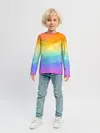 Детский лонгслив / РАДУЖНЫЕ ВОЛНЫ | RAINBOW WAVES