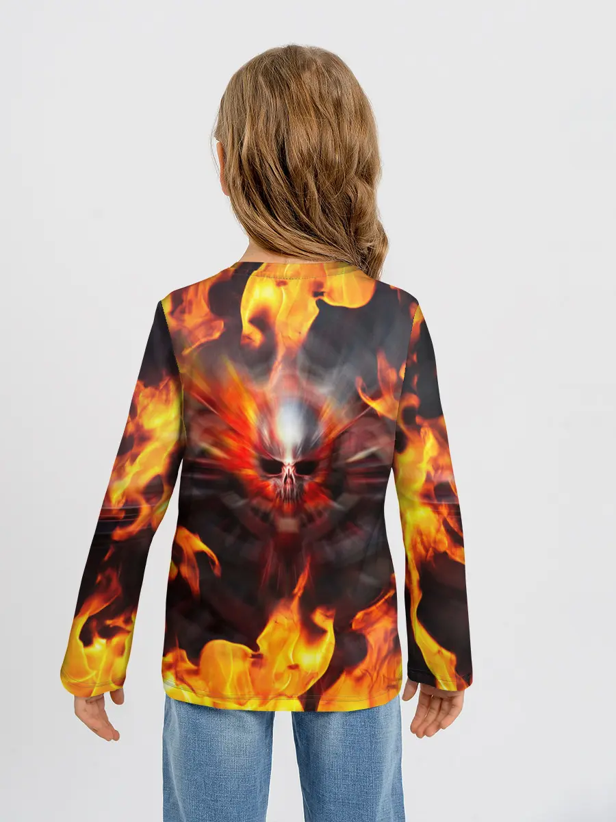 Детский лонгслив / FIRE GEARS OF WAR | ПОСТЕР В ОГНЕ