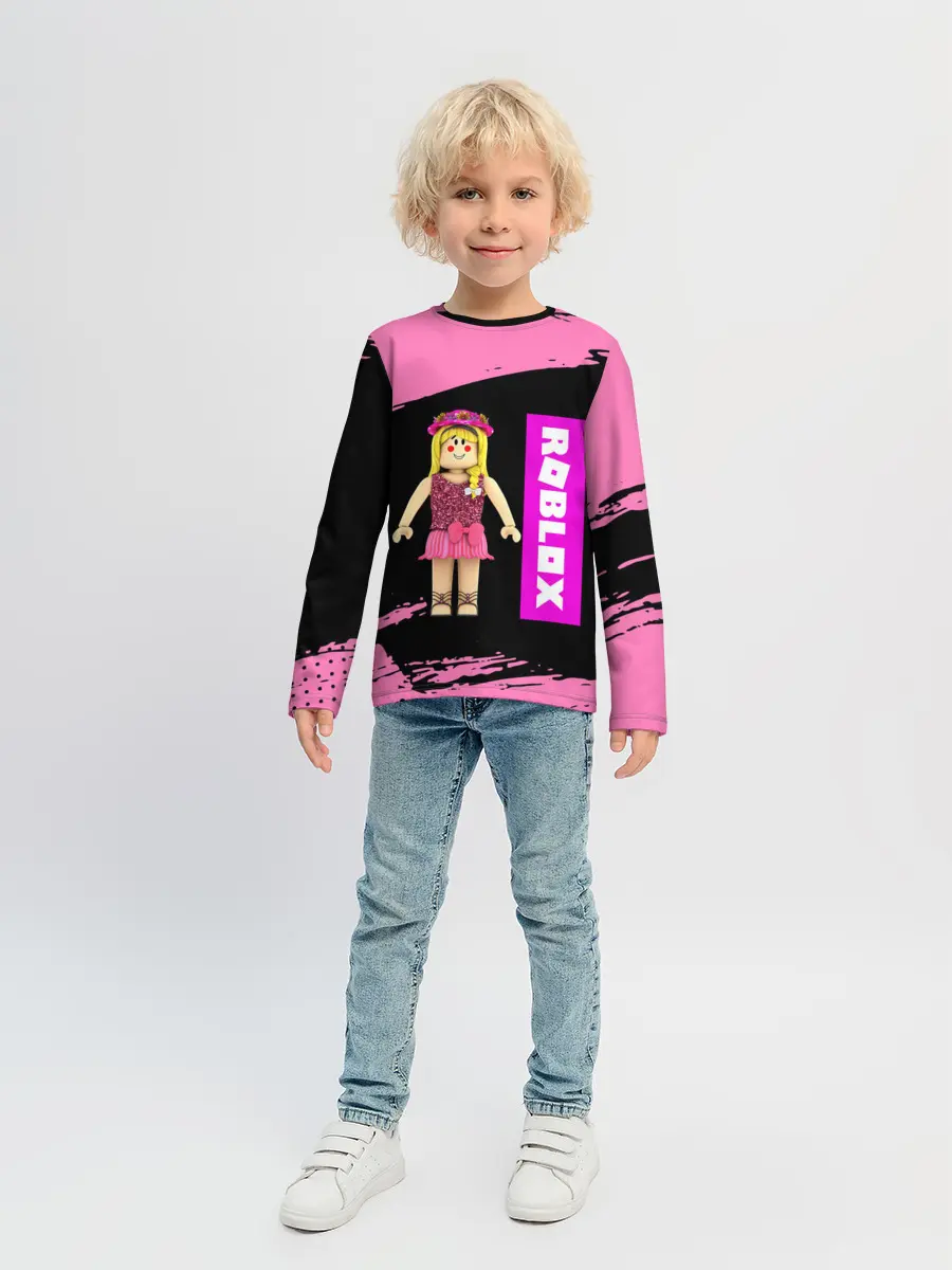 Детский лонгслив / BARBIE | ROBLOX | РОБЛОКС