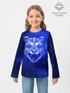 Детский лонгслив / Космический тигр