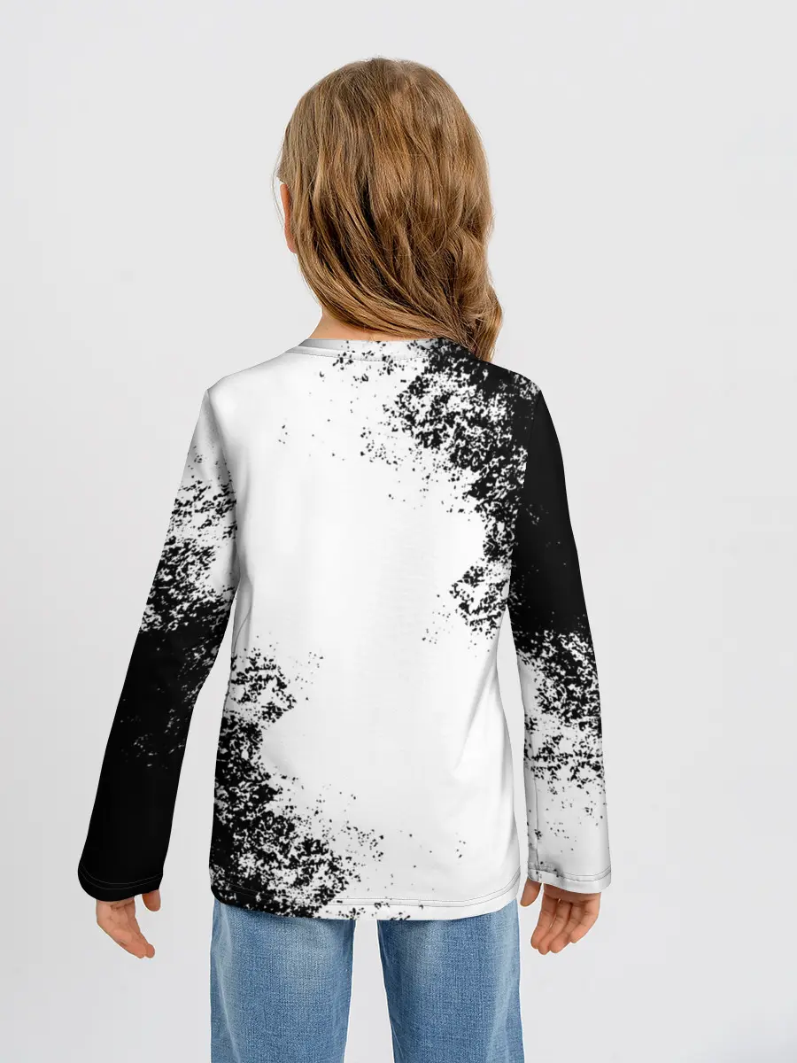 Детский лонгслив / BMW | БМВ РАЗРЕЗАННОЕ ЛОГО