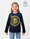 Детский лонгслив / BITCOIN ВАЛЮТА