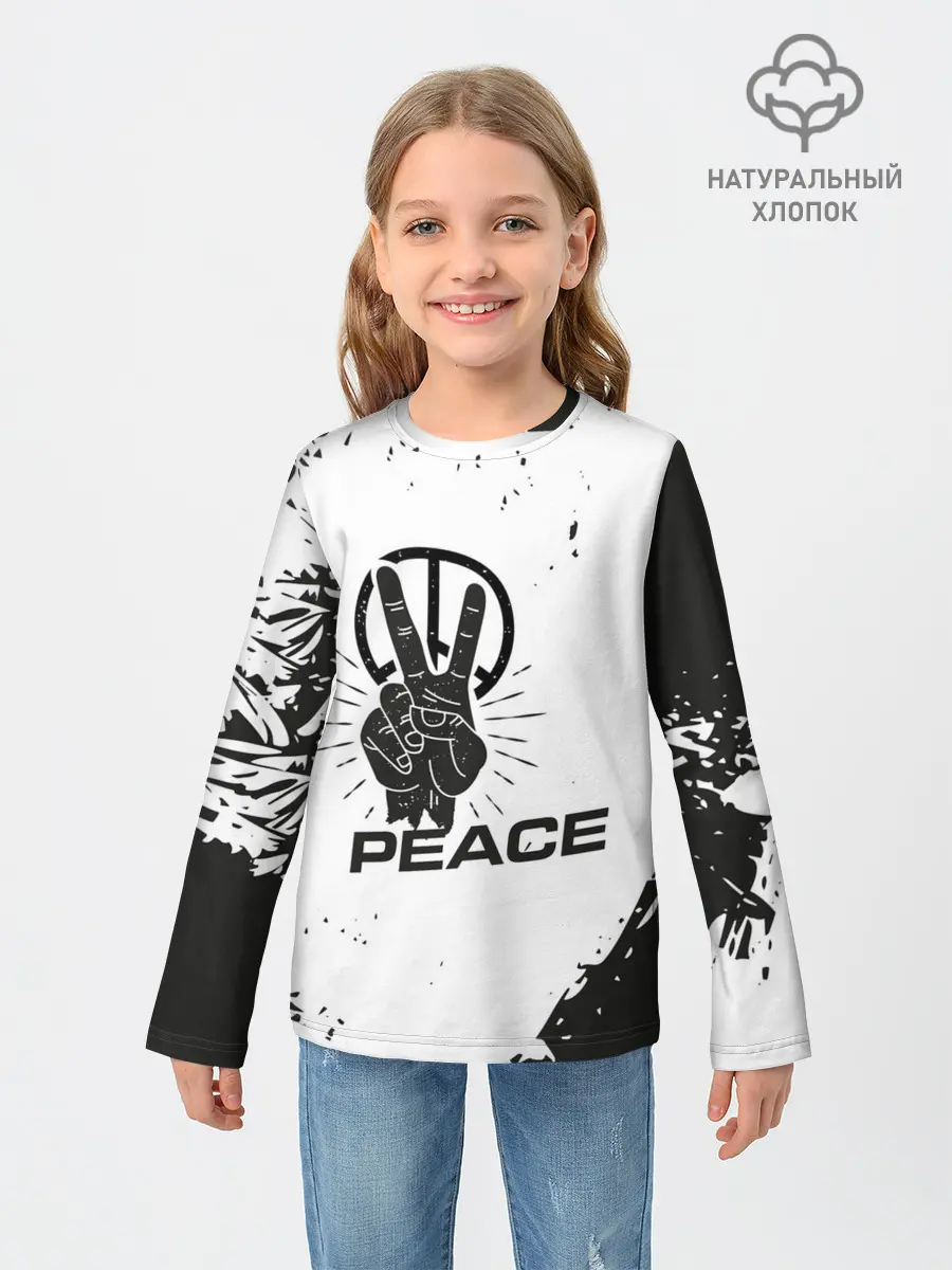 Детский лонгслив / Peace | Мир