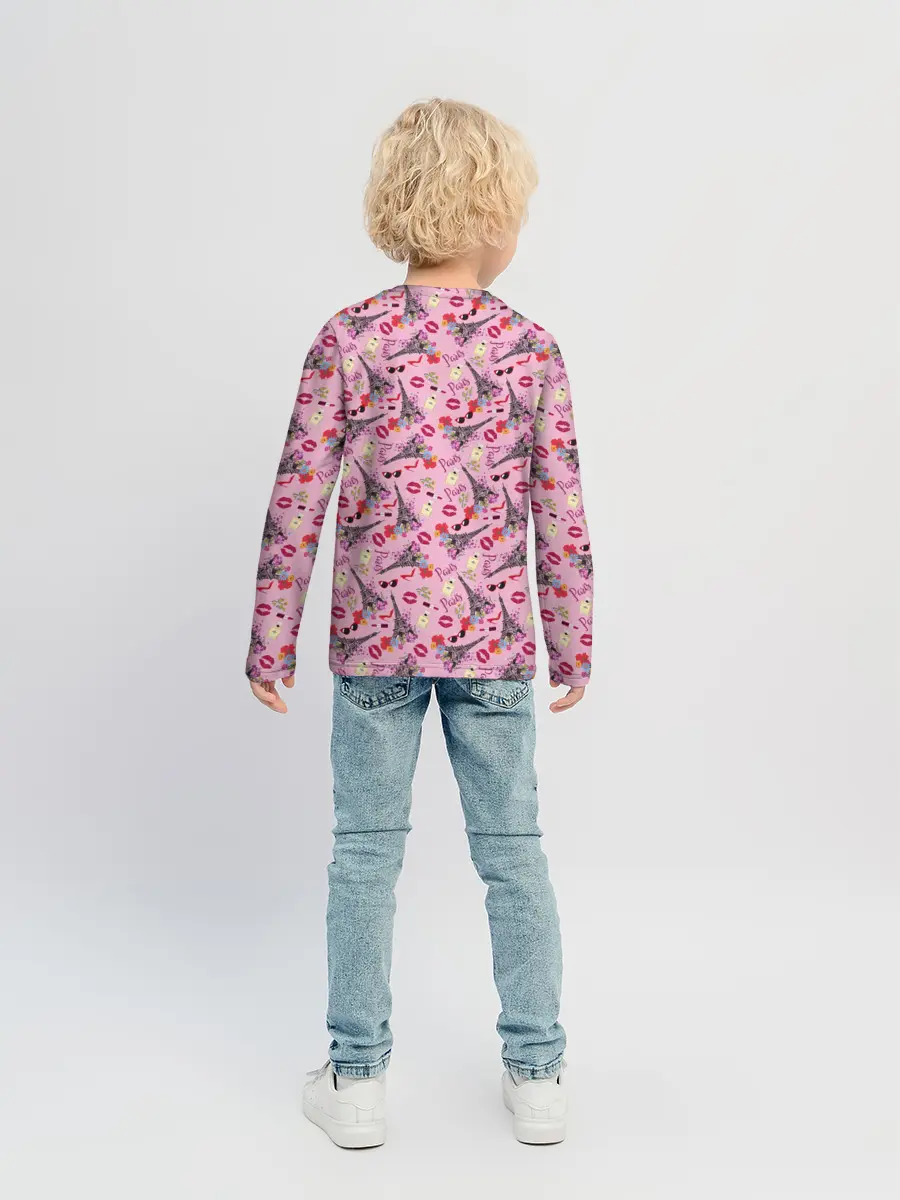 Детский лонгслив / Париж