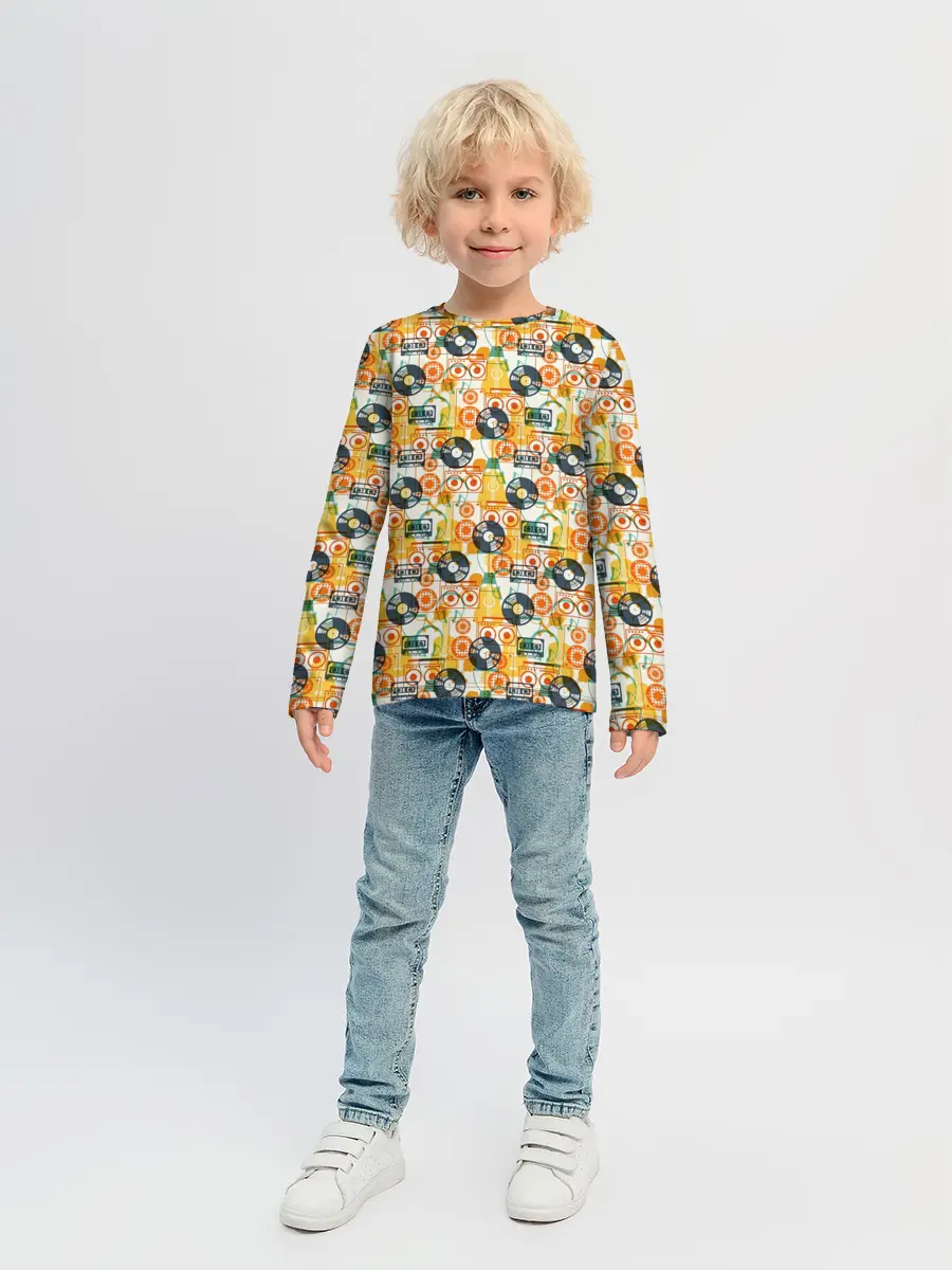 Детский лонгслив / Музыка