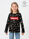 Детский лонгслив / ROBLOX PATTERN | РОБЛОКС
