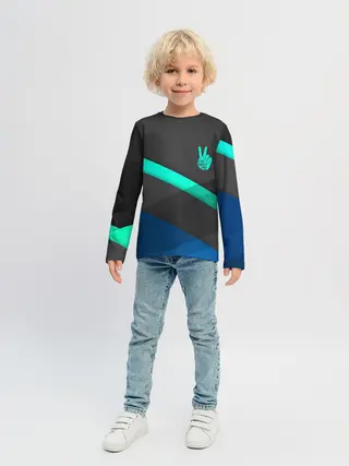 Детский лонгслив / PEACE | ПИС | МИР