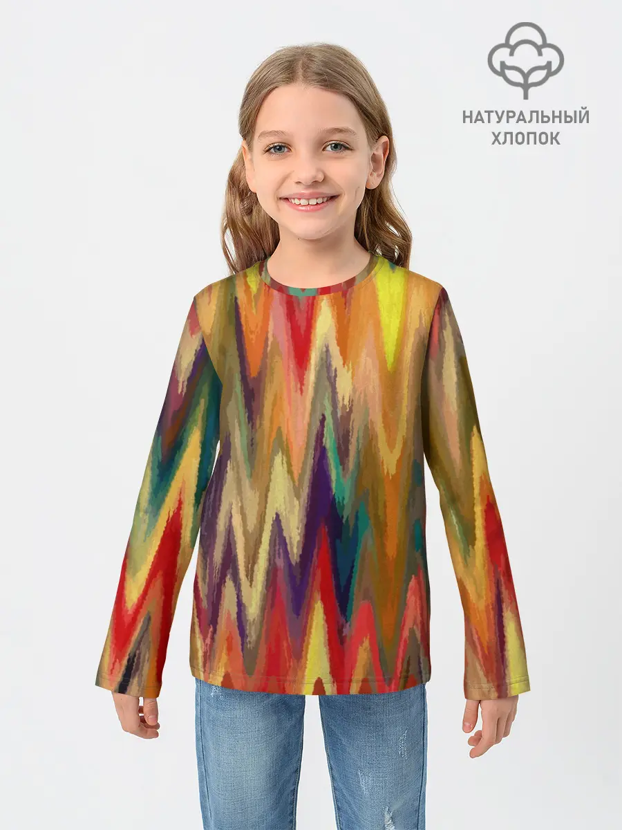 Детский лонгслив / Секрет иката
