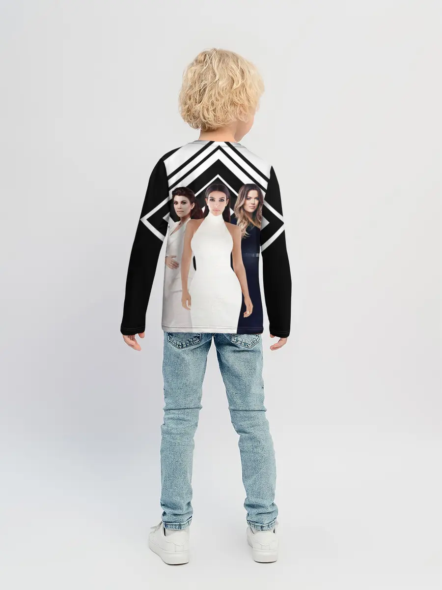 Детский лонгслив / Сестры Кардашьян