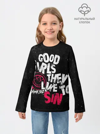Детский лонгслив / Blink 182, Good Girl