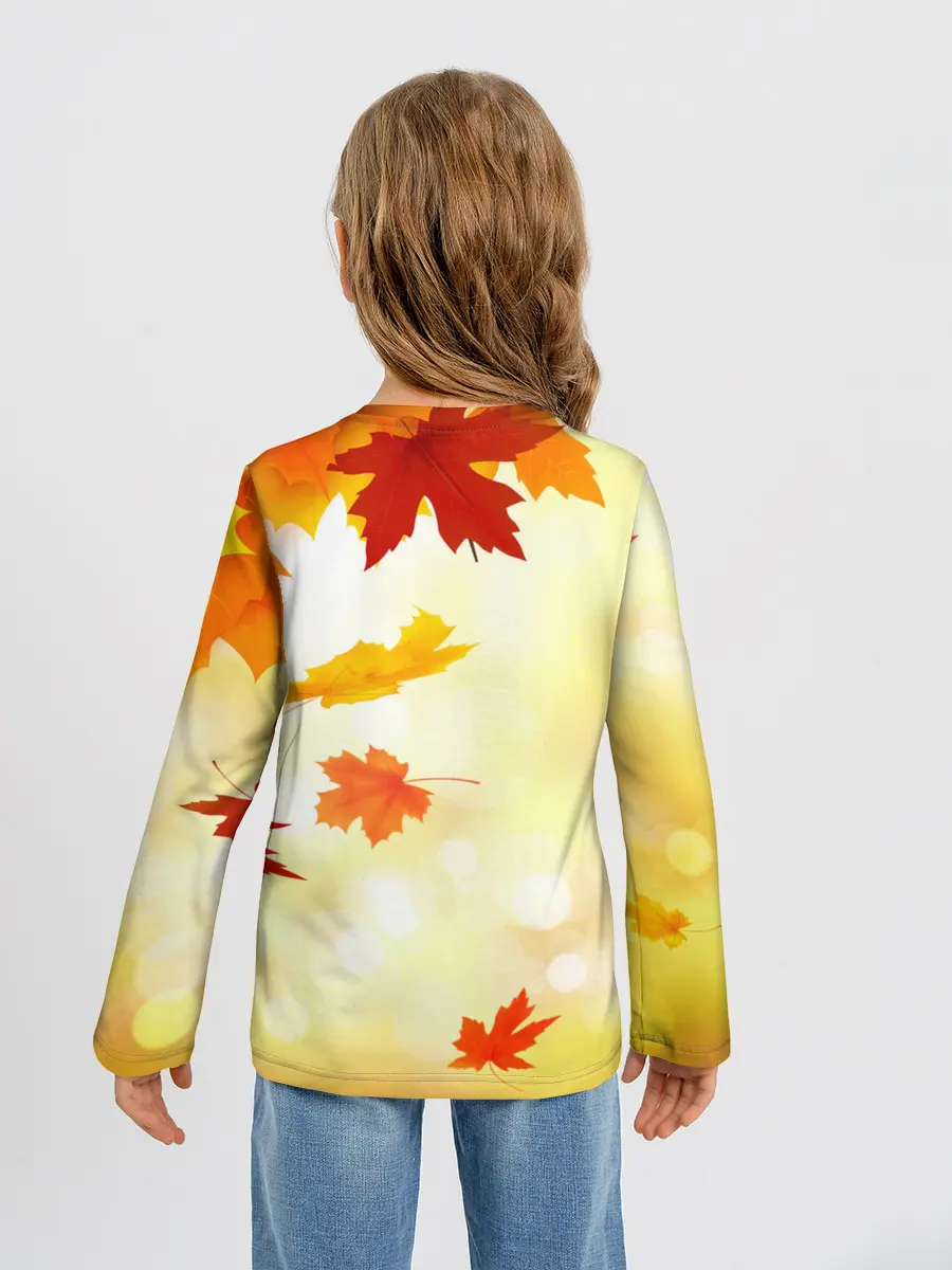 Детский лонгслив / ПАДАЮЩИЙ КЛЕН | ОСЕННЯЯ
