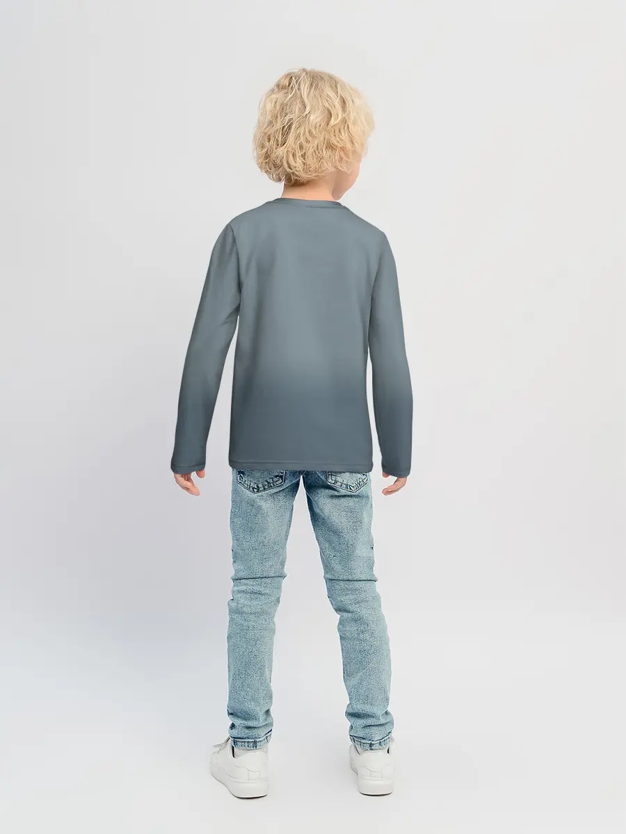 Детский лонгслив / Boss | Space Invaders | Old game