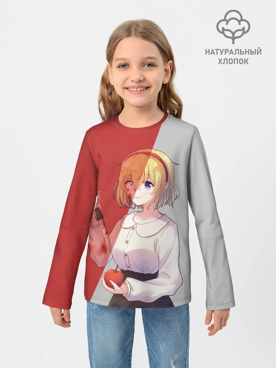 Детский лонгслив / Alicias madness