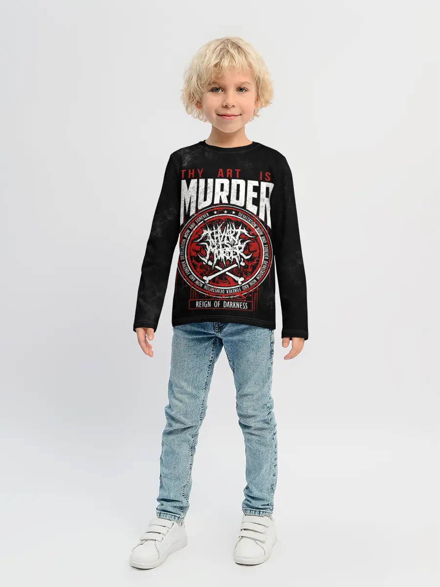 Детский лонгслив / Thy Art Is Murder