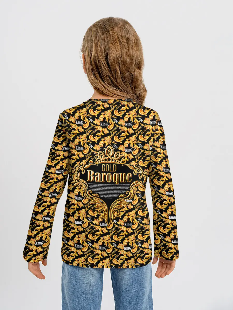 Детский лонгслив / Gold of Baroque. King.