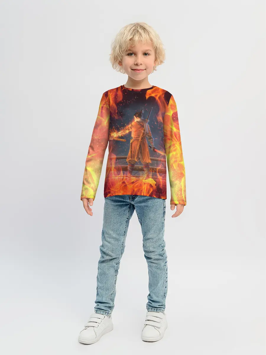 Детский лонгслив / Warrior | Sekiro shadows die twice