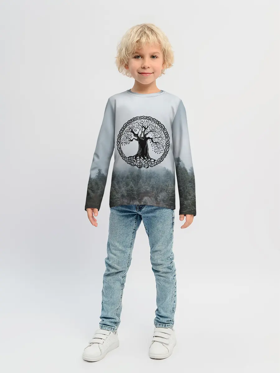 Детский лонгслив / Иггдрасиль | Yggdrasil