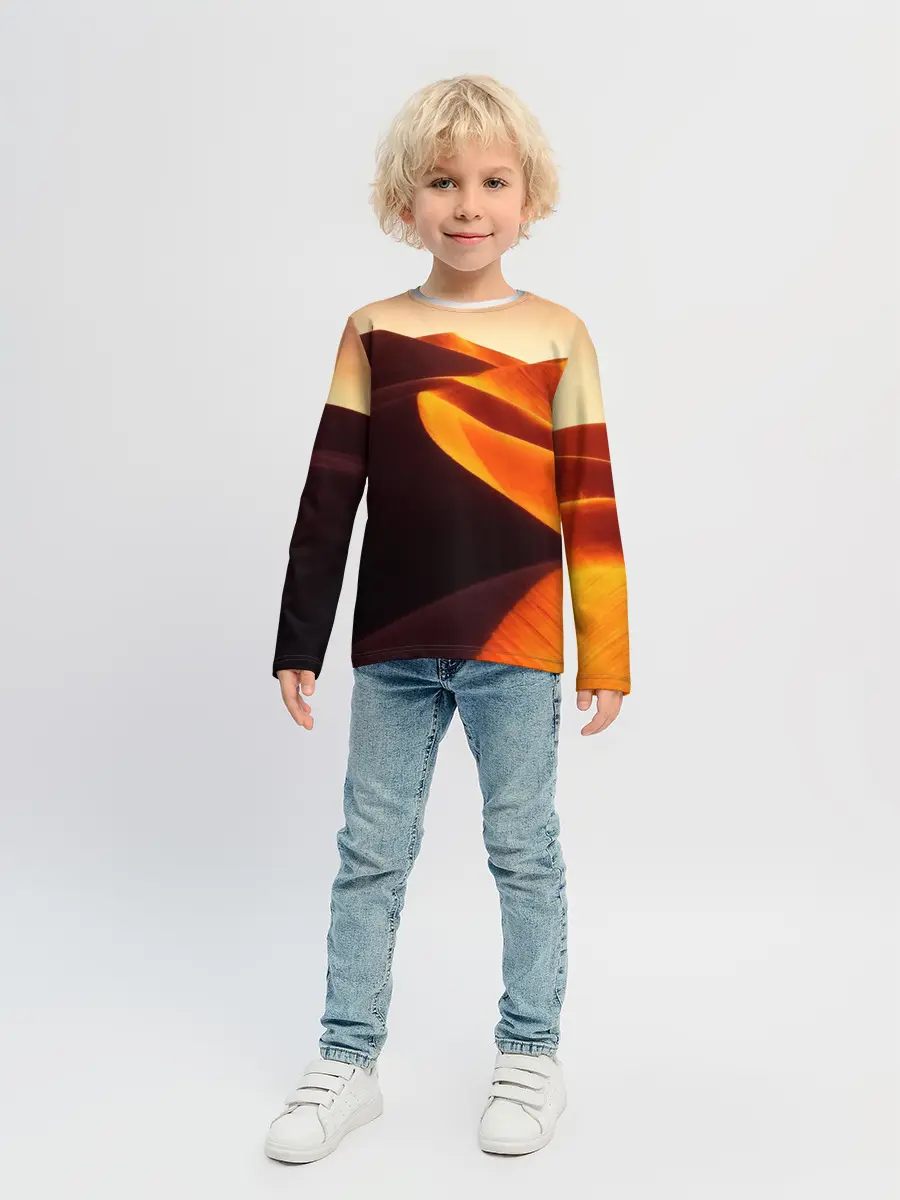 Детский лонгслив / Пустыня дюна барханы