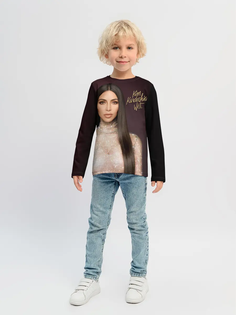 Детский лонгслив / Ким Кардашьян