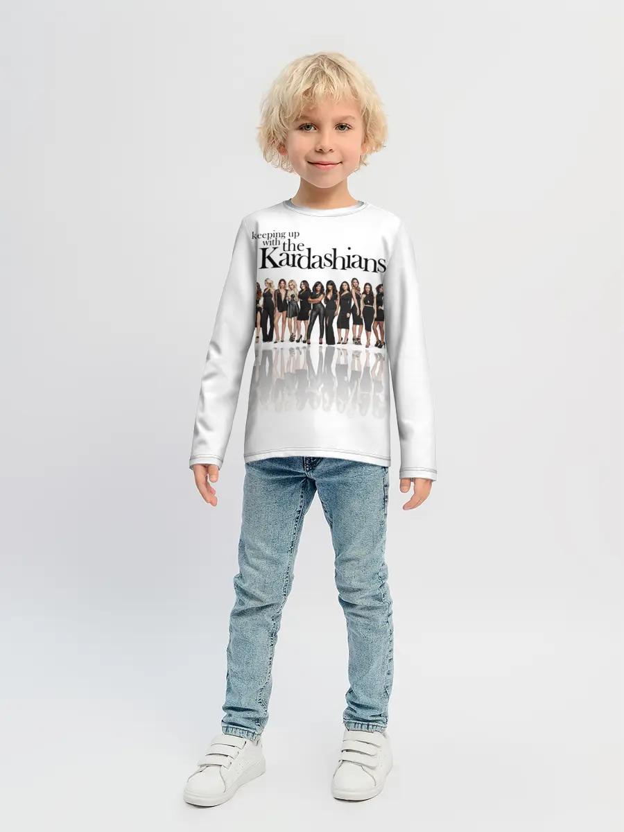 Детский лонгслив / Сестры Дженнер и Кардашьян