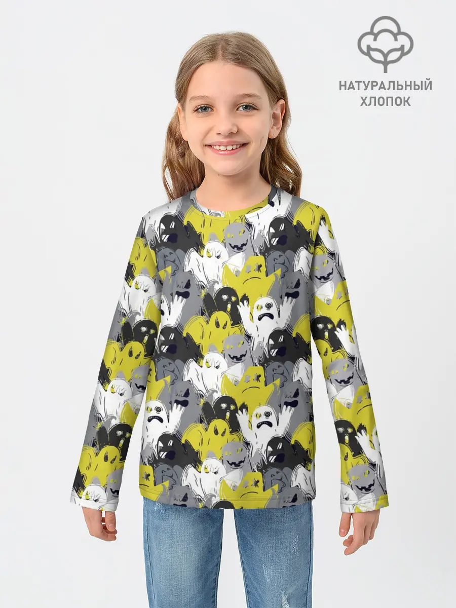 Детский лонгслив / Привидения