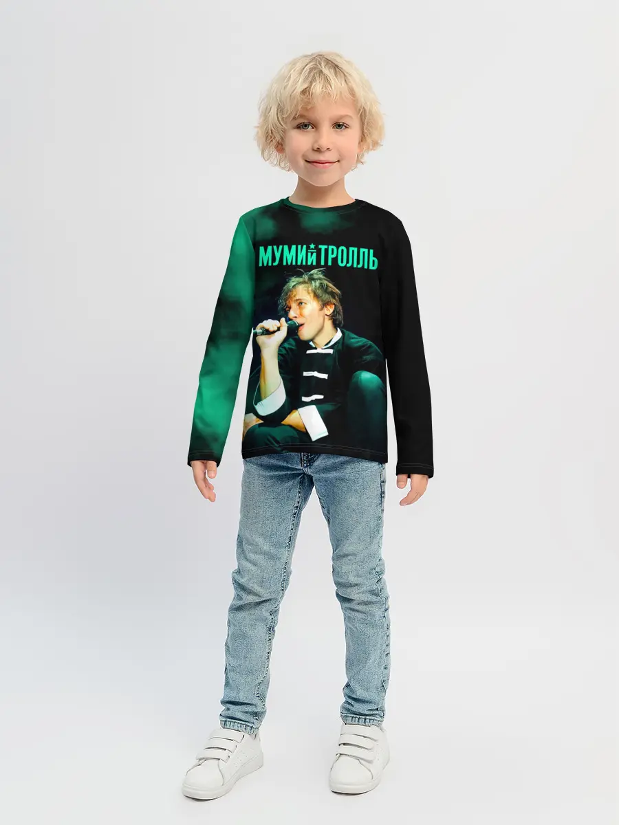 Детский лонгслив / Илья Лагутенко - Мумий Тролль