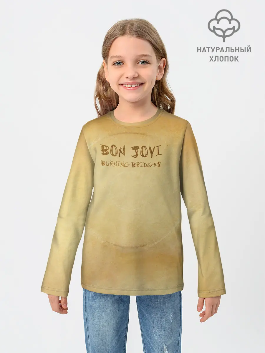 Детский лонгслив / Burning Bridges - Bon Jovi