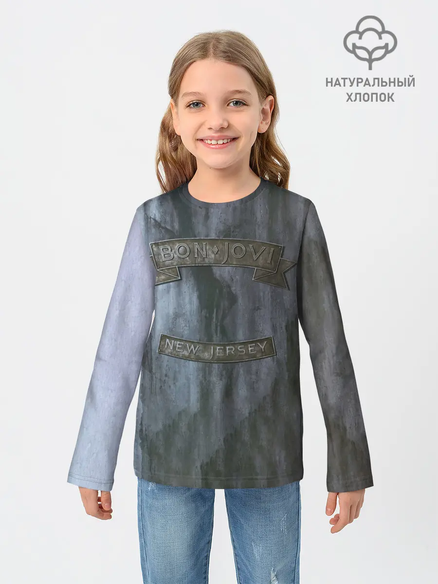 Детский лонгслив / New Jersey - Bon Jovi