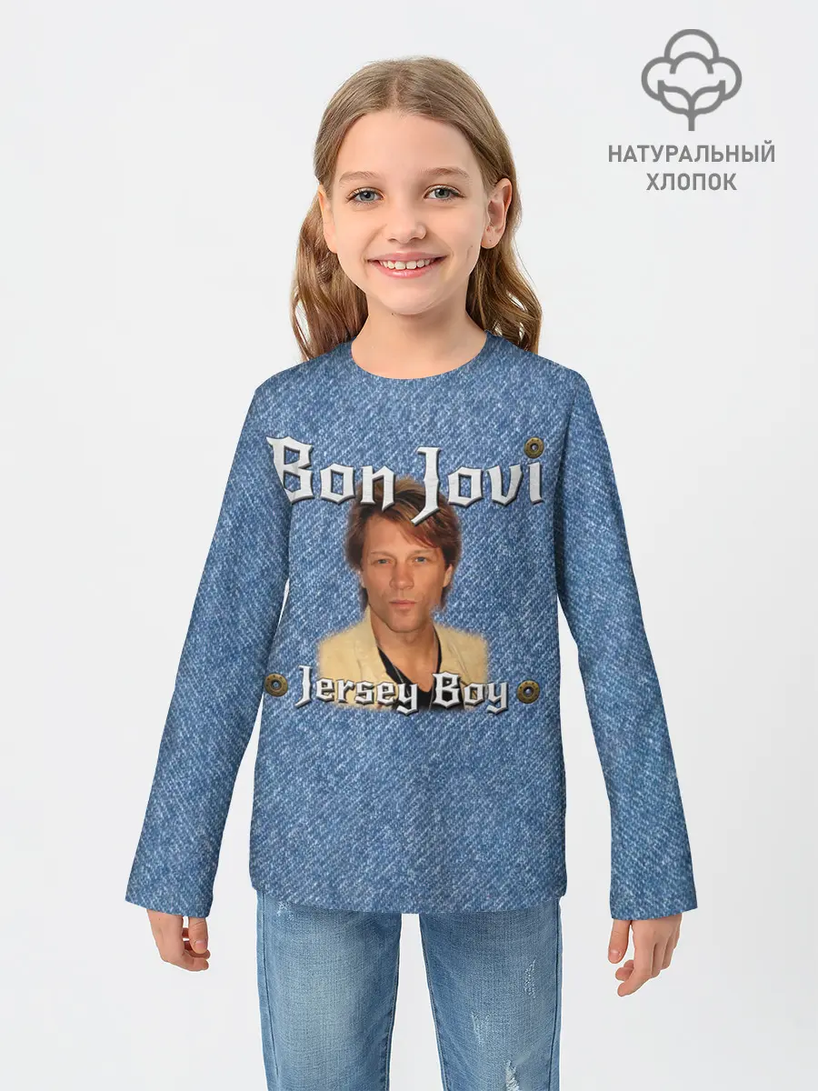 Детский лонгслив / Jersey Boy - Bon Jovi