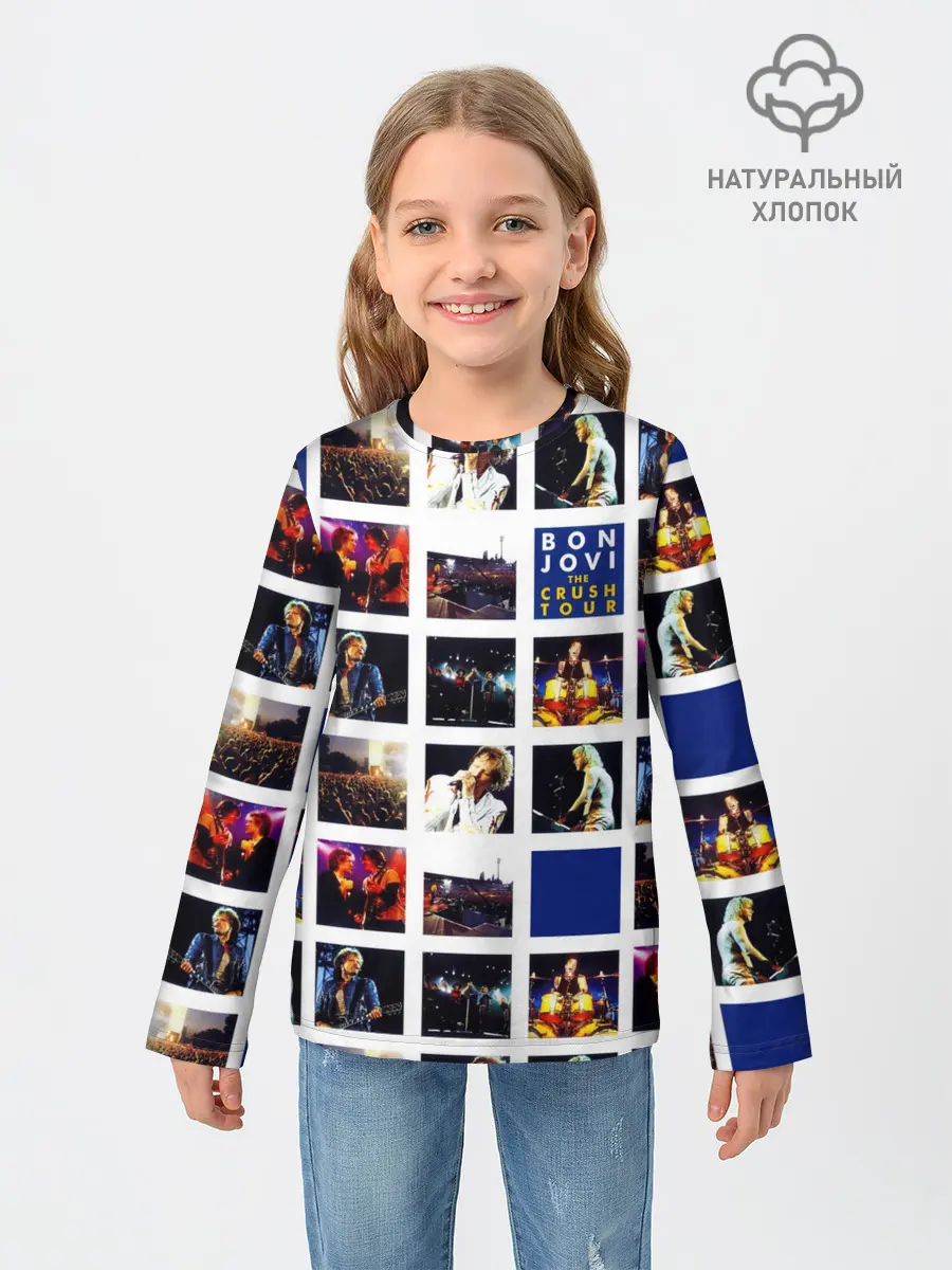Детский лонгслив / The Crush Tour - Bon Jovi