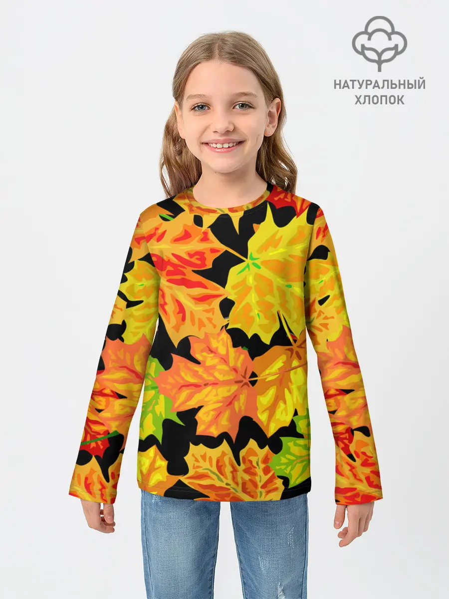 Детский лонгслив / LEAF FALL / AUTUMN