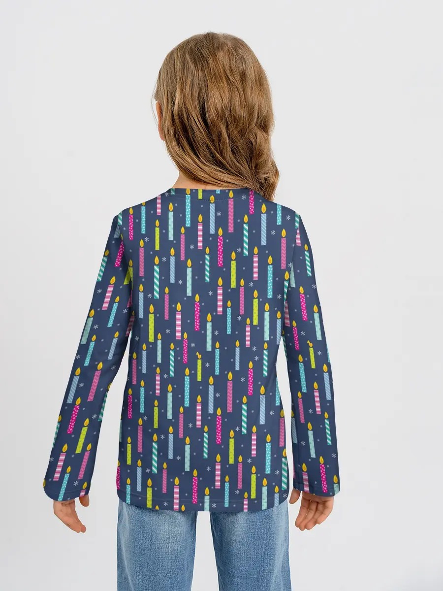 Детский лонгслив / Свечи