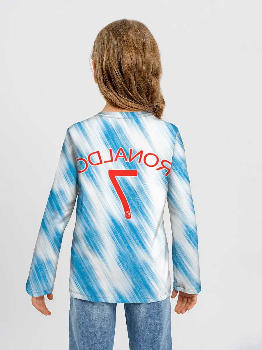 Детский лонгслив / Гостевая Сезон 21-22 | Ronaldo