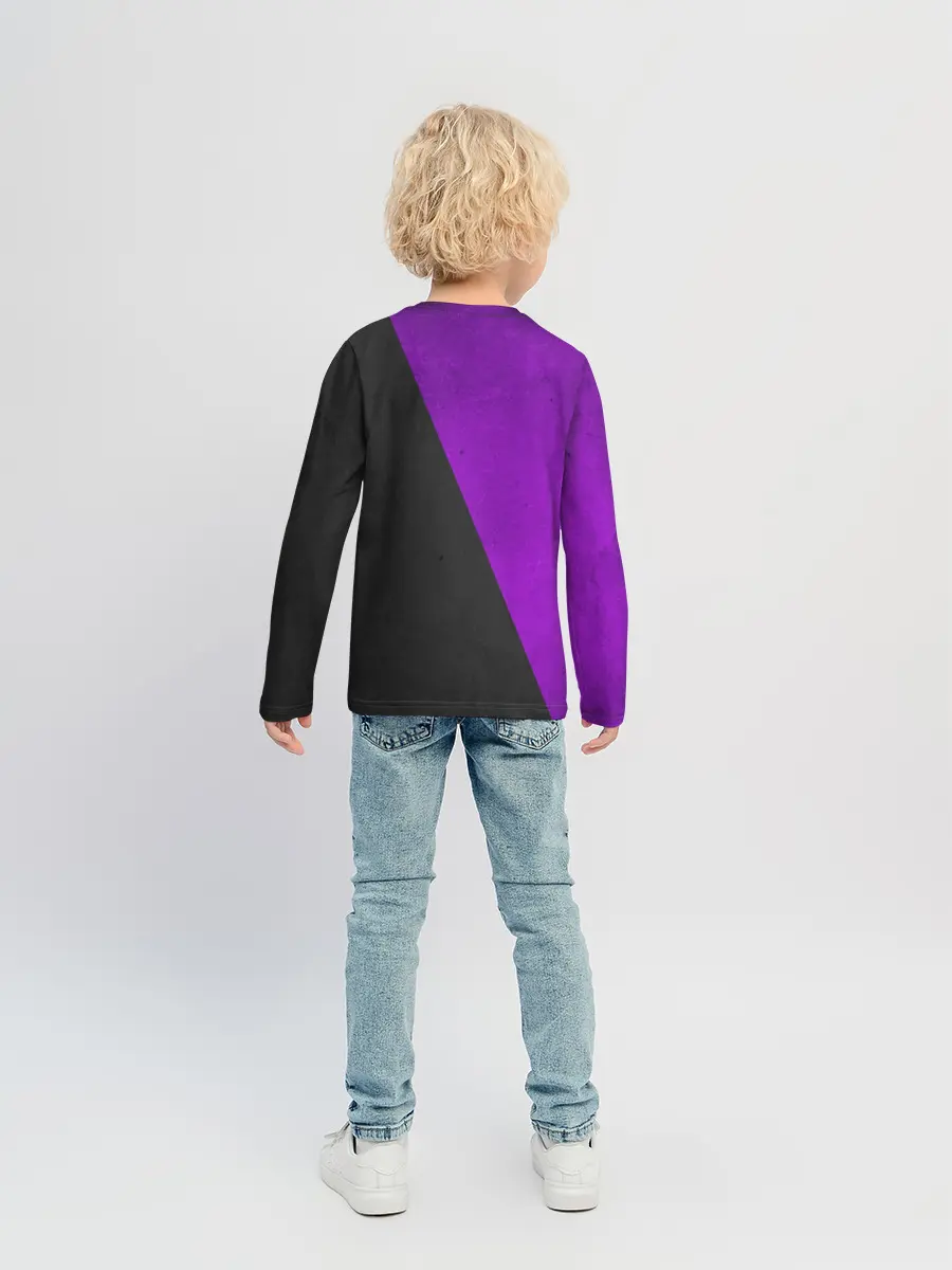Детский лонгслив / Purple Smile