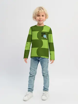 Детский лонгслив / В поисках QR