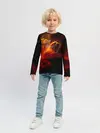 Детский лонгслив / Fire Girl