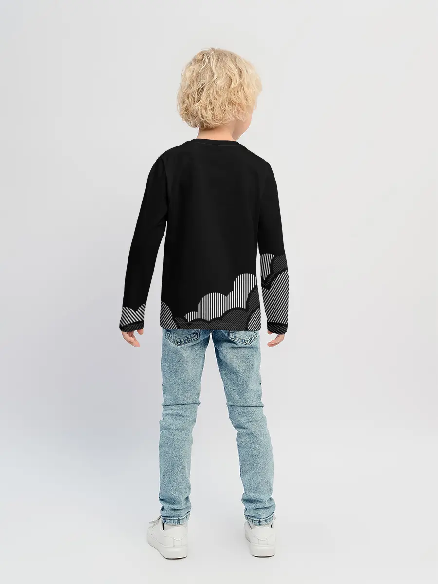 Детский лонгслив / Space X