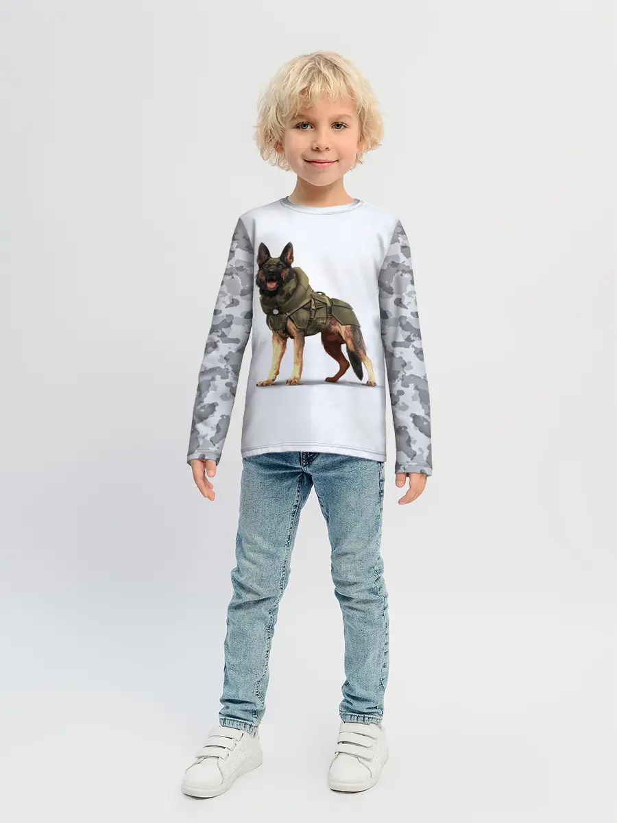 Детский лонгслив / Служебная собака | К9 | K9