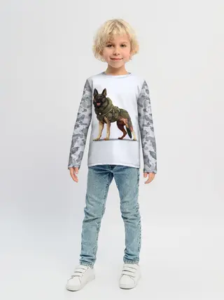 Детский лонгслив / Служебная собака | К9 | K9