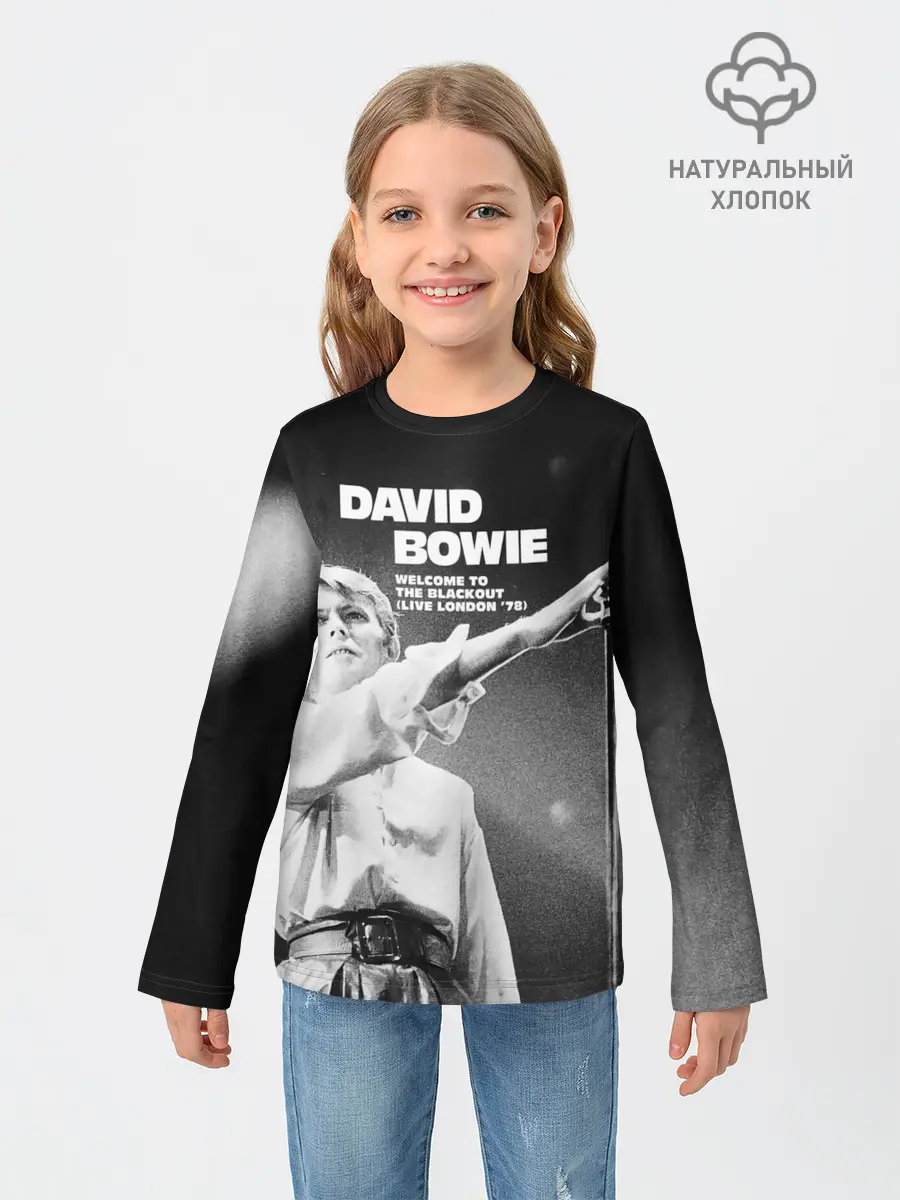 Детский лонгслив / Welcome to the Blackout - David Bowie