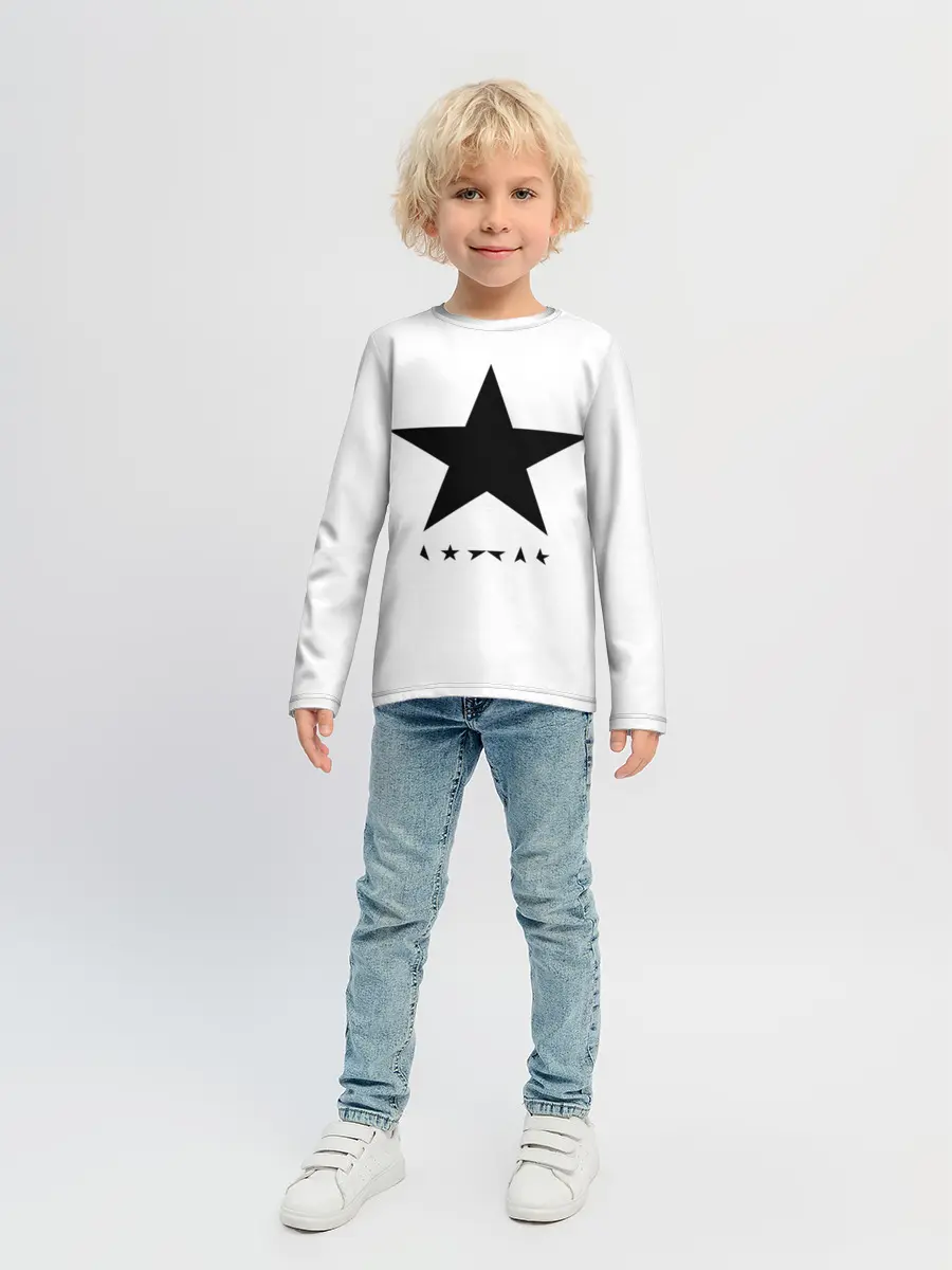 Детский лонгслив / Blackstar - David Bowie